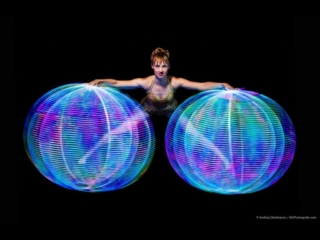 toronto circus hula hoop fire acrobatics balancing ground act
